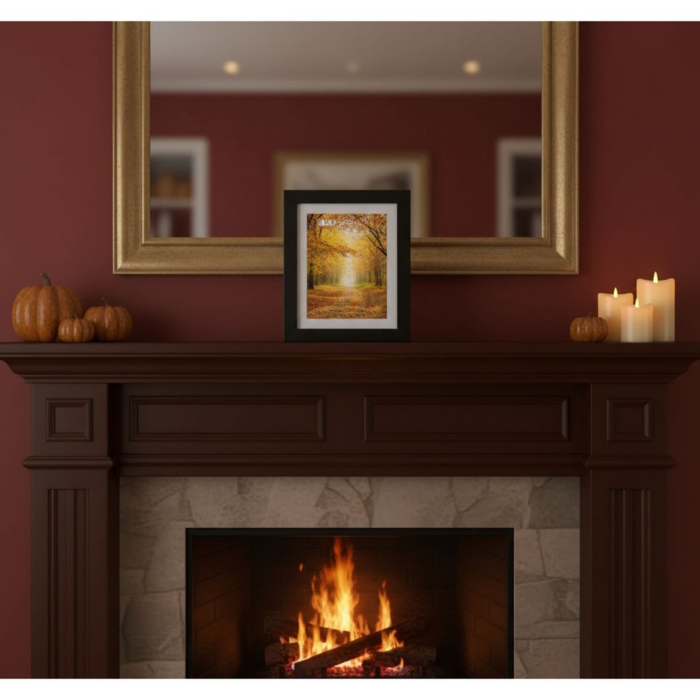 3 pcs VCK 8x10 Black Picture Frame Classic Wall Hanging Tabletop Photo Frame